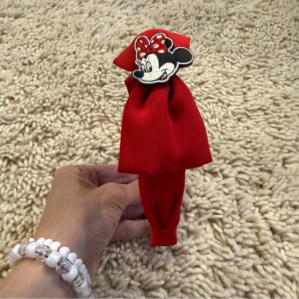 Girls’ Red Disney Minnie Mouse Bow Headband